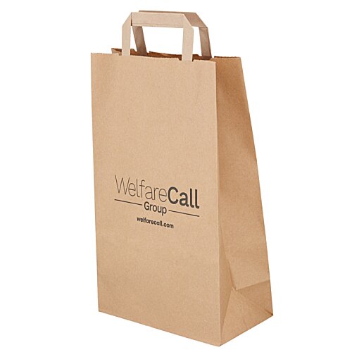 Additional Image 4 - a brown paper bag with handles