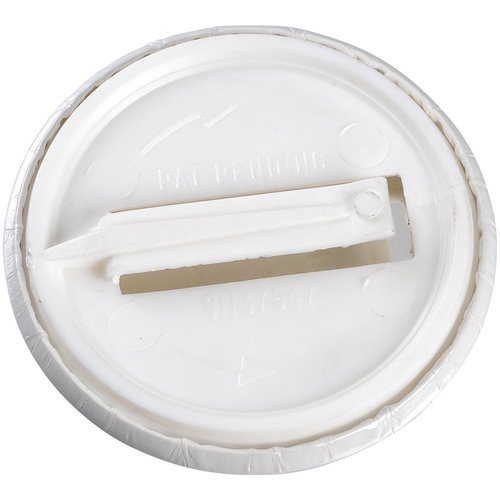 Additional Image 2 - a white round object with a metal bar in the middle