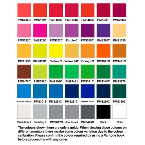 Additional Image 1 - a color chart with different colors