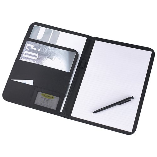 Additional Image 1 - a black and white folder with a pen
