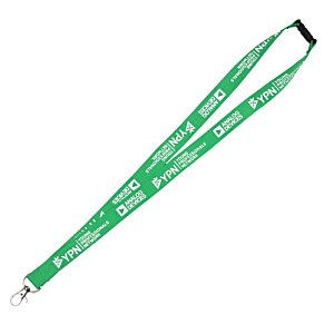 Additional Image 11 - a green lanyard with a white tip