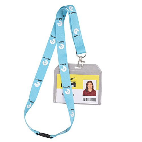 Additional Image 9 - a blue lanyard with a badge
