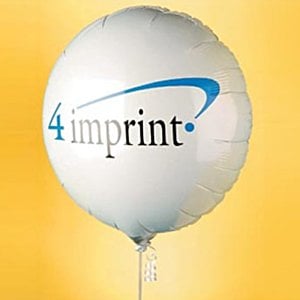 Additional Image 1 - a white balloon with black text