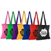View Image 2 of 6 of Long Handled Cotton Tote Bag - Colours
