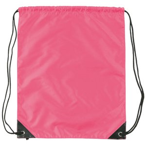 Additional Image 1 - a pink bag with black straps