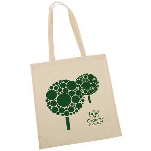 Additional Image 2 - a white bag with green trees on it