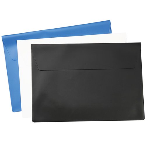 Additional Image 3 - a black rectangular object with blue handles