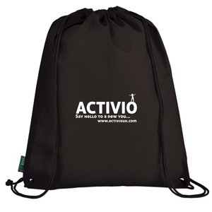 Additional Image 10 - a black backpack with white text on it