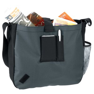 Additional Image 5 - a grey bag with a black strap