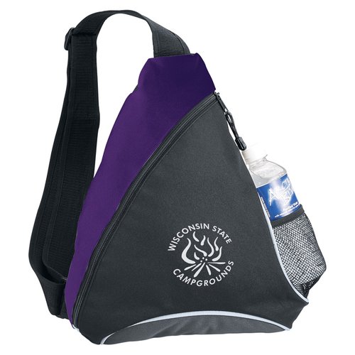 Additional Image 1 - a black and purple backpack
