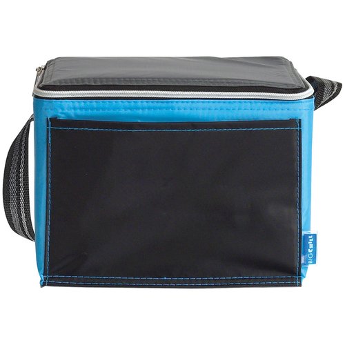 Additional Image 1 - a black and blue lunch bag