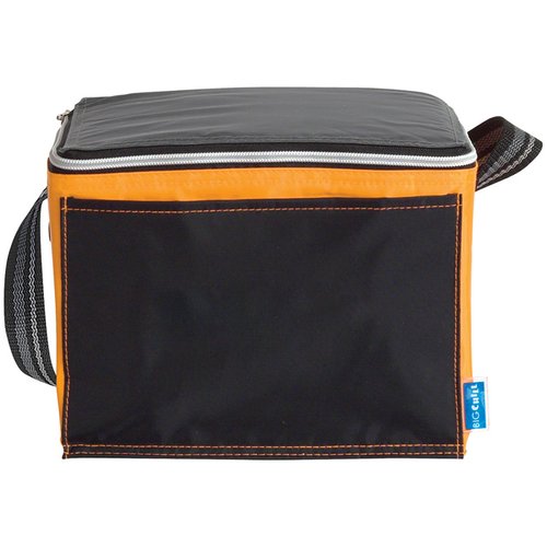 Additional Image 2 - a black and orange lunch bag
