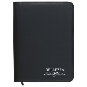 Additional Image 1 - a black notebook with a white label