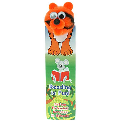 Additional Image 7 - a bookmark with a cartoon animal on it