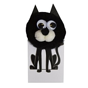 Additional Image 1 - a black cat with white nose and ears