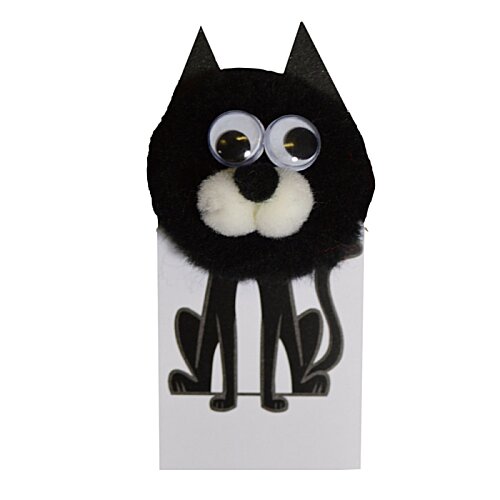 Additional Image 1 - a black cat with white nose and ears