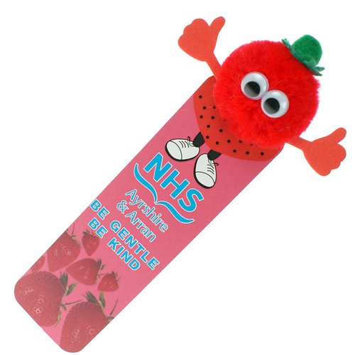 Additional Image 6 - a bookmark with a red cartoon character