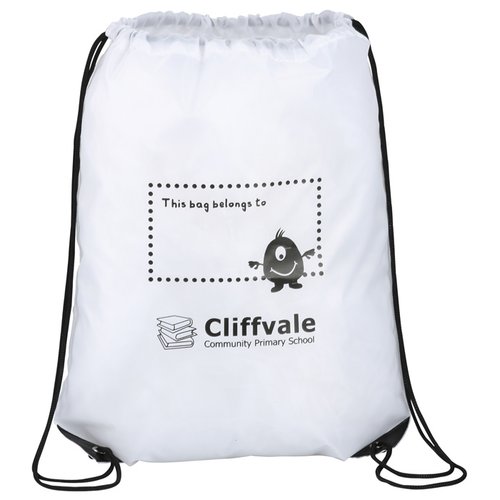 Additional Image 1 - a white bag with a black strap