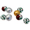 View Image 3 of 3 of DISC Maxi Round Sweet Pot - Chocolate Foil Balls - Christmas