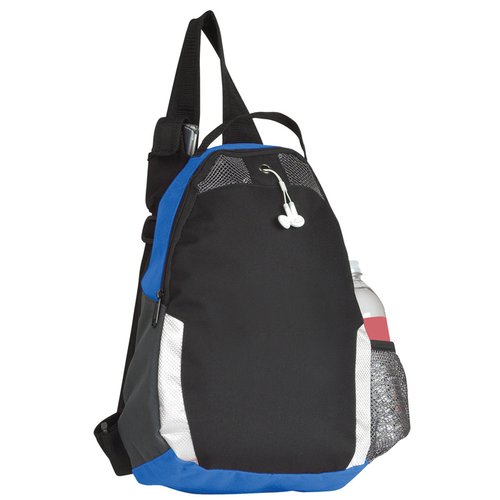 Additional Image 1 - a black and blue backpack