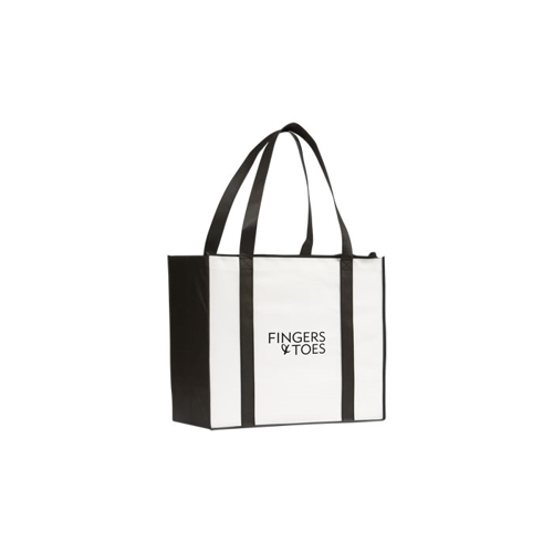 Additional Image 1 - a black and white bag