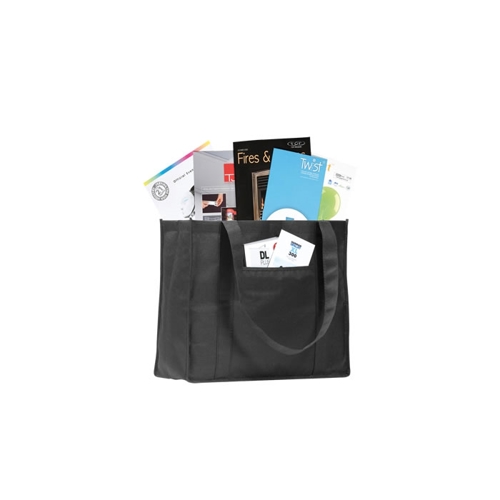 Additional Image 1 - a black bag with a few objects in it