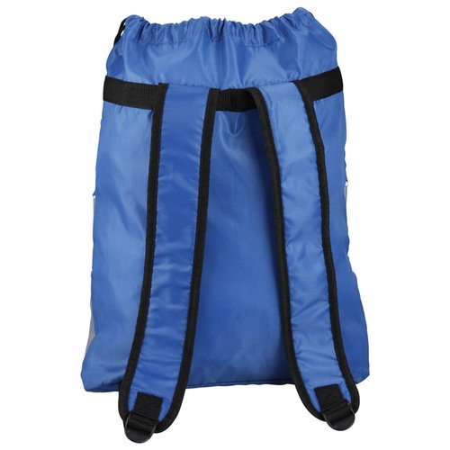 Additional Image 2 - a blue backpack with black straps