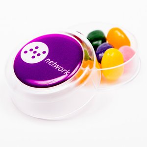 Additional Image 1 - a plastic container with a purple lid and colorful eggs