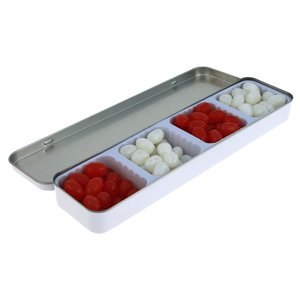 Additional Image 1 - a white tray with red and white objects