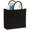 View Image 2 of 3 of Broomfield Cotton Tote Bag - Black
