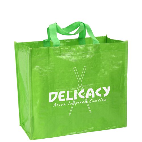 Additional Image 1 - a green bag with white text