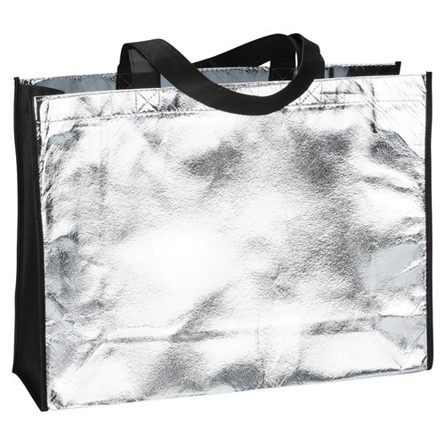 Additional Image 2 - a white bag with black handles