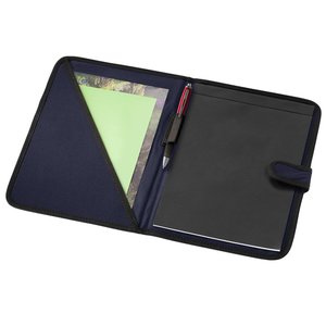 Additional Image 1 - a black tablet case with a green screen