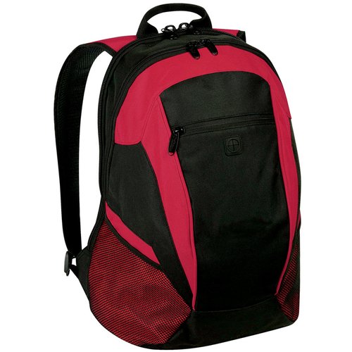 Additional Image 3 - a red and black backpack