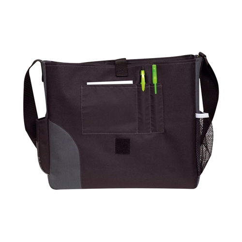 Additional Image 1 - a black bag with green accents