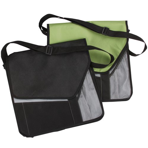 Additional Image 2 - a pair of black and green bags