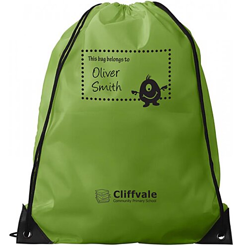 Additional Image 1 - a green bag with black accents