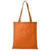 an orange bag with a handle