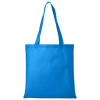 a blue bag with a handle