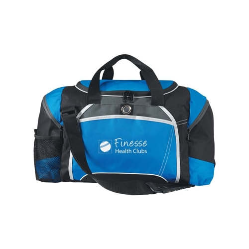 Additional Image 1 - a blue and black duffel bag