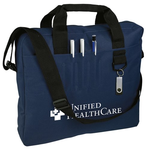 Additional Image 3 - a blue bag with black straps