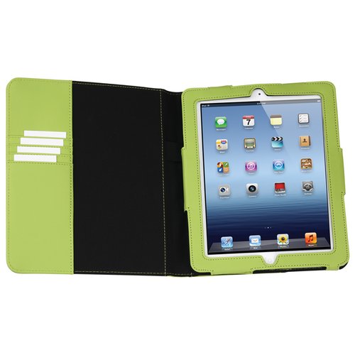 Additional Image 3 - a green tablet with a black cover