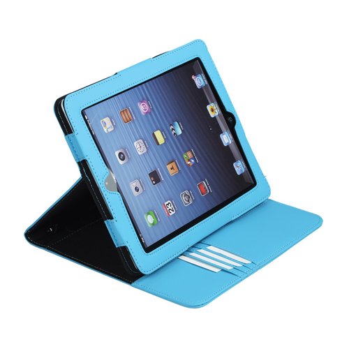 Additional Image 6 - a blue tablet with a blue cover