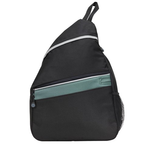 Additional Image 3 - a black bag with a grey stripe