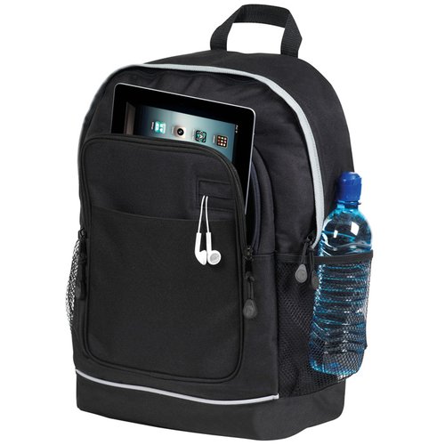 Additional Image 1 - a black backpack with a white background