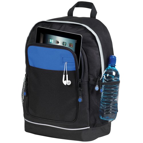 Additional Image 2 - a black and blue backpack