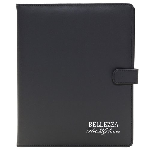Additional Image 1 - a black leather case with a strap