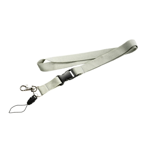 Additional Image 3 - a white umbrella with a black strap