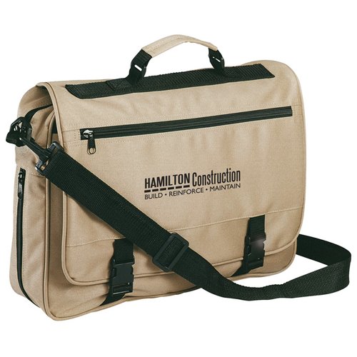 Additional Image 4 - a tan bag with black straps