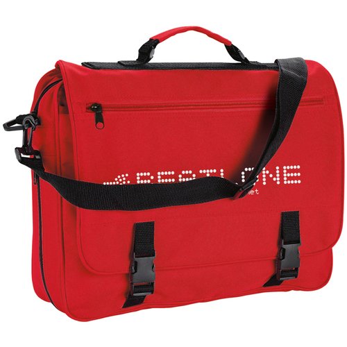 Additional Image 5 - a red bag with black straps